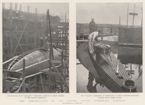 A construção da flotilha submarina dos Estados Unidos de English Photographer