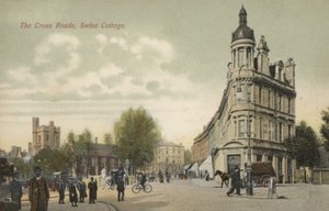 The Cross Roads, Swiss Cottage, Londres (foto a cores) de English Photographer
