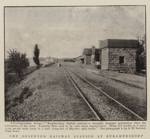 A estação ferroviária abandonada em Burghersdorp de English Photographer
