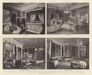 O Jubileu de Diamante, acomodação para Convidados Reais no Palácio de Buckingham, os Quartos Belgas de English Photographer