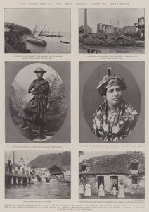 Os desastres nas Índias Ocidentais, vistas na Martinica