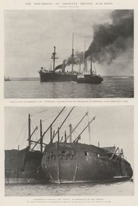 O descarte de navios de guerra britânicos obsoletos