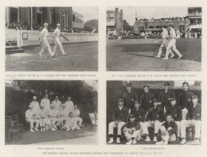 The Drawn Cricket Match entre Oxford e Cambridge em Lords, 4, 5 e 6 de julho de English Photographer