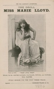 A Droll Miss Marie Lloyd de English Photographer