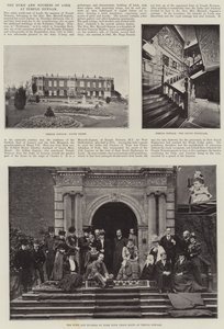 O Duque e a Duquesa de York no Temple Newsam