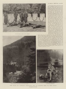 O Duque de Coburgs Shooting Box em Hinter Riss no Tirol