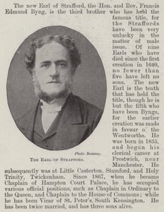 O conde de Strafford de English Photographer
