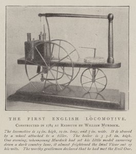 A primeira locomotiva inglesa de English Photographer