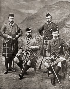 Os quatro príncipes, 1881 (foto do bw)