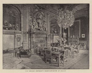 O quarto de recepção dos imperadores alemães em Berlim de English Photographer