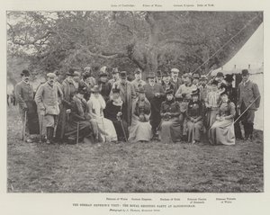 A visita dos imperadores alemães, a Festa Real de Tiro em Sandringham de English Photographer
