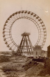 A grande roda em Earls Court, Londres de English Photographer