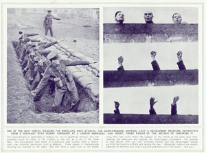 The Hand Grenade, do The Illustrated War News, publicado em 22 de novembro de 1939 de English Photographer