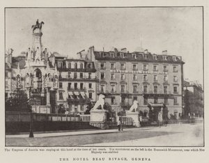 O Hotel Beau Rivage, Genebra de English Photographer