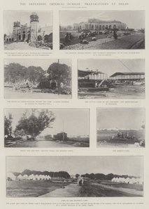 O Imperial Durbar Impendente, Preparações em Delhi