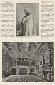 O Indian Durbar Hall em Osborne de English Photographer