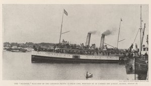 O Islander, Flag-Ship do Canadian Pacific Alaskan Line, naufragado por um Iceberg fora de Juneau, Alaska, 16 de agosto de English Photographer