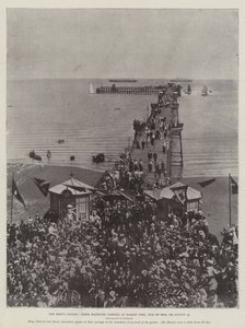 Os Reis Cruzeiros, Suas Majestades pousam em Ramsey Pier, Ilha de Man, em 25 de agosto