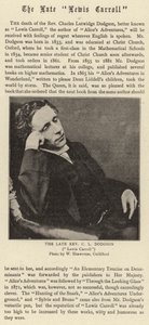 O final de Lewis Carroll de English Photographer