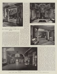 A tarde Lord Leightons House, em Holland Park Road, Kensington