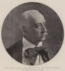 O falecido M Felix Faure, Presidente da República Francesa de English Photographer