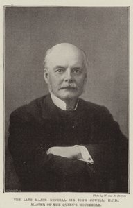 O falecido major-general Sir John Cowell, KCB, mestre do agregado familiar do Queens de English Photographer