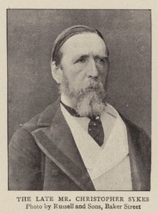 O falecido Sr. Christopher Sykes de English Photographer