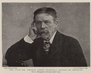 O falecido Sr. George Louis Palmella Busson Du Maurier de English Photographer