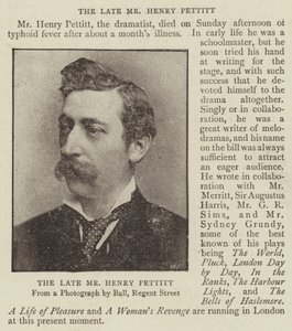 O falecido Sr. Henry Pettitt de English Photographer