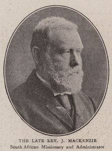 O reverendo J Mackenzie de English Photographer