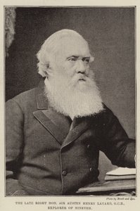 O Honrado Atrevido, Sir Austen Henry Layard, GCB, Explorador de Nínive de English Photographer