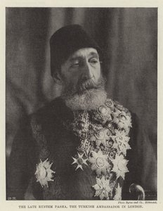 O falecido Rustem Pasha, o embaixador turco em Londres de English Photographer
