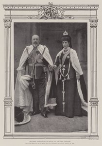 O último retrato do rei Edward VII e da rainha Alexandra