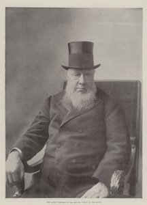 O mais recente retrato do Sr. Kruger, tirada em Haia