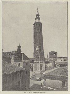 A, torre inclinada, de, saragossa de English Photographer