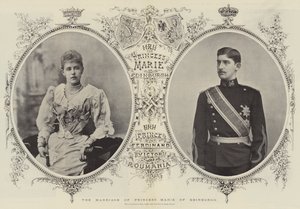 O casamento da princesa Marie de Edimburgo