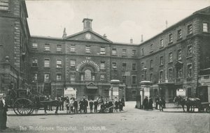 O Hospital Middlesex, Londres, 1910 de English Photographer