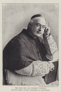 O Reverendíssimo Dr. Herbert Vaughan, o Novo Arcebispo Católico Romano de Westminster de English Photographer