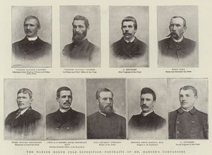 Expedição ao Pólo Norte de Nansen, Retratos de Dr Nansens Companions de English Photographer