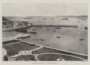 As manobras navais, a frota em Torbay de English Photographer