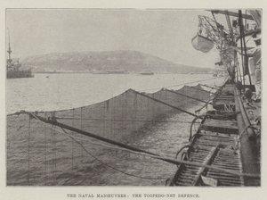 As manobras navais, a defesa Torpedo-Net de English Photographer
