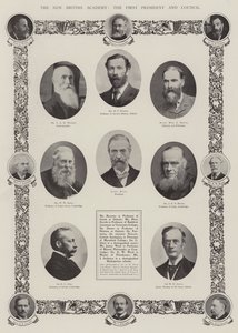 A Nova Academia Britânica, o Primeiro Presidente e Conselho