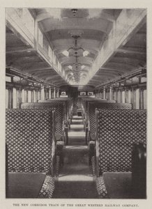 O novo trem do corredor da Great Western Railway Company de English Photographer