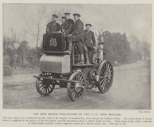 O novo motor de fogo do LCC Fire Brigade de English Photographer