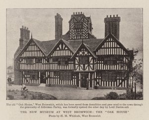 O novo museu em West Bromwich, a casa de carvalho de English Photographer