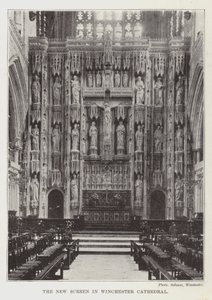 A nova tela na Catedral de Winchester de English Photographer