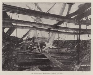 O Nitrate-Ship Micronesia, queimou o Deal de English Photographer