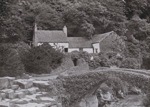O Velho Moinho, Jesmond Dene (foto a p/b) de English Photographer