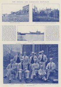 A corrida de barcos de Oxford e Cambridge