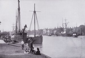 The Quays, Yarmouth (foto a p/b) de English Photographer